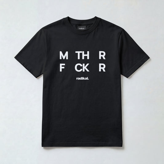 Tricou oversized "M TH R  F CK R"