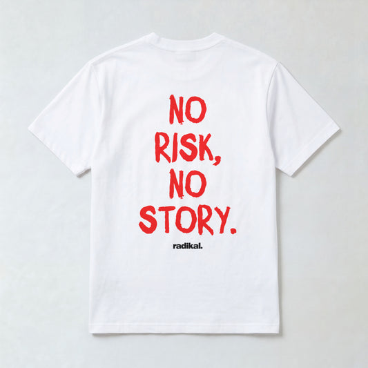 Tricou oversized "NO RISK NO STORY"