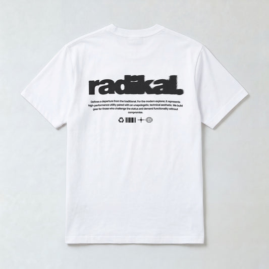 Tricou oversized "RADIKAL GRUNGE LOGO"
