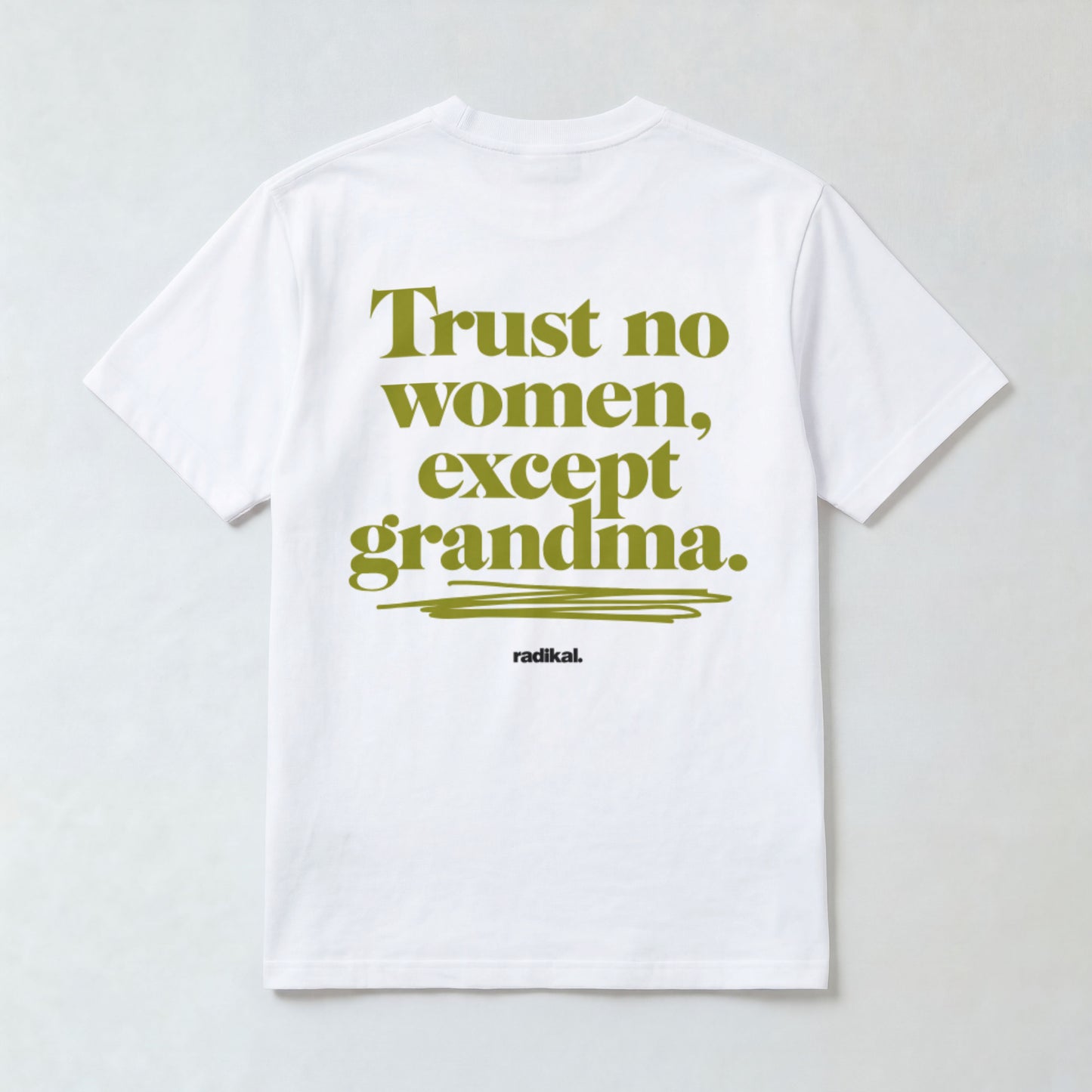 Tricou oversized "TRUST NO WOMEN"